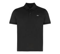 Paul & Shark Polo pour homme - Coupe droite - Polo en coton double piqué de qualité supérieure avec broderie requin - Polo à manches courtes de qualité supérieure, Noir , XL