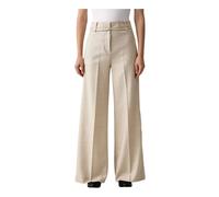 Paul & Shark - Pantalon large - Femme - Pantalons - Beige - Taille: 38 FR