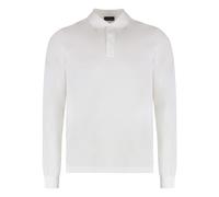 Paul & Shark - Polo classique à manches longues - Homme - Tops - Blanc - Taille: XL
