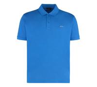 Paul & Shark - Polo en Piqué de Coton - Homme - Tops - Bleu - Taille: S