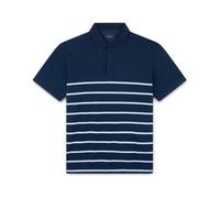 Paul & Shark - Polo Frais en Coton avec Détails en Lin - Homme - Tops - Bleu - Taille: L