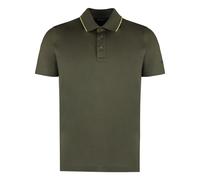 Paul & Shark - Polo à Manches Courtes en Coton - Homme - Tops - Vert - Taille: M