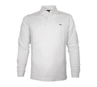 Paul & Shark - Polo Piqué en Coton à Manches Longues - Homme - Tops - Blanc - Taille: XL