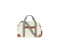 Paul & Shark Sac de voyage pour homme en toile avec détails en cuir, élégant sac de w nd, de qualité supérieure et spacieux, Lait blanc cassé, Einheitsgröße, Sac de voyage
