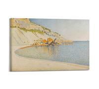 Paul Signác - Impression sur toile de Cassis Cap Lombard 30,5 x 45,7 cm