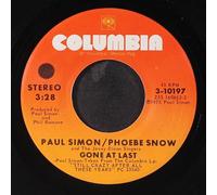 PAUL SIMON & PHOEBE SNOW - gone at last / take me to the mardi gras 45 rpm single