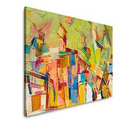 Paul Sinus Art Abstrakte Kunst Inspiré Poster Photo de qualité musée pour Votre Maison en Toile, Décorations Murales, Déco Murale - Fabriqué en Allemagne, 150 x 100 cm