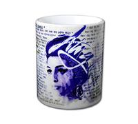 Paul Sinus Art Keramik Amy Mug Club 27 Design fabriqué à la Main en Porcelaine Unique - Tasse à café, Tasse à thé, Tasse en céramique, 330 ML, Cadeau pour Vos Amis (Tasse Ronde)