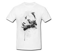 Paul Sinus Art Marlene Dietrich T-shirt pour fille avec imprimé Blanc - Blanc - Large