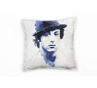 Paul Sinus Art Rocky Sylvester Stallone Housse de coussin décorative 40 x 40 cm pour canapé, canapé, salon - Décoration pour se sentir bien