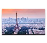 Paul Sinus Art Tableau mural XXL Tour Eiffel à Paris 120 x 70 cm