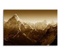 Paul Sinus Art Tableau Sepia Mount Everest Népal 100 x 70 cm