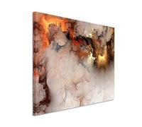 Paul Sinus Art Toile photo 90 x 60 cm - Abstrait moderne et chic - Décorative et belle - Nuages abstraits sur toile - Décoration murale moderne exclusive pour votre mur - Disponible dans de nombreuses
