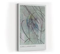 Paul Sinus Impression d'art 40 x 60 cm Line Language lignes mouvement geste abstrait structure pastel
