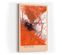 Paul Sinus Impression d'art 40 x 60 cm Rouge Bruit Rouge Abstrait Volume Couleur Mouvement Expression