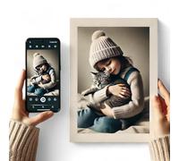 Paul Sinus Photo sur toile - Plusieurs tailles - Téléchargement immédiat en ligne - Image sur toile avec cadre en bois - Tableau mural avec motif au choix - Impression d'art personnalisée