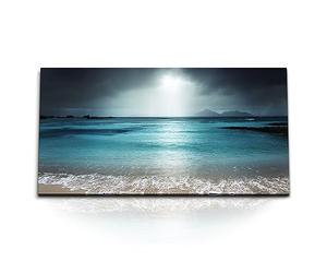 Paul Sinus Tableau 120x60 cm Mer Majestueuse - Apportez la force fascinante de l'océan dans votre maison avec ce magnifique tableau sur toile