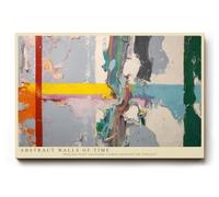 Paul Sinus Tableau mural 120 x 80 cm Abstrait Walls of Time Layers of Paint and Memory