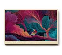 Paul Sinus Tableau mural 120 x 80 cm Bird in Dream Forest Harmony of Light and Color