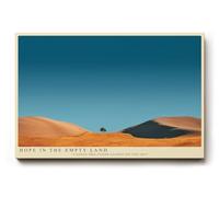 Paul Sinus Tableau mural 120 x 80 cm Hope in the Empty Land - L'arbre dans un pays sans fin