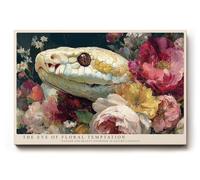 Paul Sinus Tableau mural 120 x 80 cm The Eye of Floral Temptation Serpent Among Blossoms