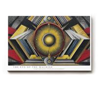 Paul Sinus Tableau mural 120 x 80 cm The Eye of the Machine Geometric Fusion of Light and Steel Harmony