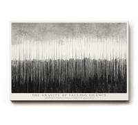 Paul Sinus Tableau mural 120 x 80 cm The Gravity of Falling Silence Monochrome Flow of Balance