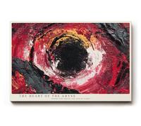 Paul Sinus Tableau mural 120 x 80 cm The Heart of the Abyss Fire and Shadow in Infinite Motion
