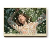 Paul Sinus Tableau mural 120 x 80 cm The Heavenly Dream of Summer - Harmonie délicate entre nature et âme dans une tranquillité estivale