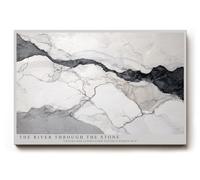 Paul Sinus Tableau mural 120 x 80 cm The River Through the Stone Abstract Marbre Flow of Nature