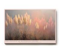 Paul Sinus Tableau mural 120 x 80 cm The Silence of Blooming Fields Misty Pastel Harmony of Light and Nature