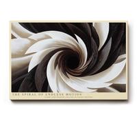 Paul Sinus Tableau mural 120 x 80 cm The Spiral of Endless Motion Light and Shadow in Silent Depths