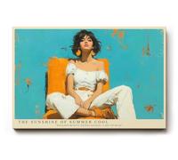 Paul Sinus Tableau mural 120 x 80 cm The Sunshine of Summer Cool Art moderne dans des couleurs vives sur toile