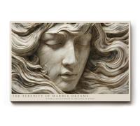 Paul Sinus Tableau mural 150 x 100 cm The Serenity of Marble Dreams Eternal Beauty in Stone Waves