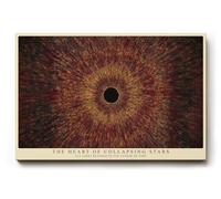 Paul Sinus Tableau mural 180 x 120 cm The Heart of Collapsing Stars Cosmic Energy and Light Explosion in Dark Harmony