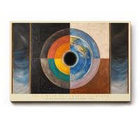 Paul Sinus Tableau mural 30 x 20 cm Le cercle des éléments Earthly Elements Harmonie planétaire en couleur et en forme
