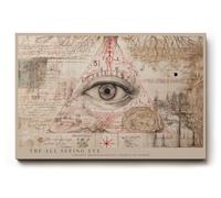 Paul Sinus Tableau mural 30 x 20 cm The All Seeing Eye Ancient Drawings Reveal Secrets of Power
