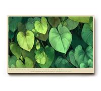 Paul Sinus Tableau mural 30 x 20 cm The Green Symphony of Nature - Harmonie et vivacité en vert riche