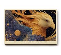 Paul Sinus Tableau mural 30 x 20 cm The Guardian of Cosmic Flames Eagle Among Stars