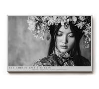 Paul Sinus Tableau mural 30 x 20 cm The Hidden Spirit Within - L'âme silencieuse derrière les fleurs