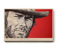 Paul Sinus Tableau mural 30 x 20 cm The Legend of the West Stories Etched in Shadows and Dust