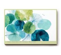 Paul Sinus Tableau mural 30 x 20 cm The Poetry of Still Waters - Mondes de couleurs douces et tranquillité méditative dans un langage de formes abstrait