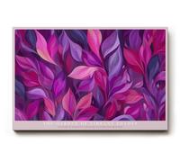 Paul Sinus Tableau mural 45 x 30 cm The Garden of Vibrant Shades - Mer de feuilles aux couleurs somptueuses dans une esthétique moderne