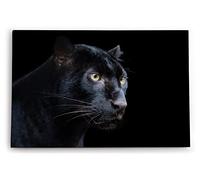 Paul Sinus Tableau mural 60 x 40 cm - Art décoratif - Panthère noire - Léopard Jaguar