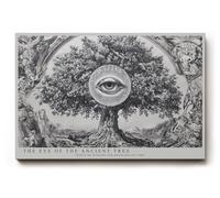 Paul Sinus Tableau mural 75 x 50 cm The Eye of the Ancient Tree, symbolisme Wisdom in Roots and Time