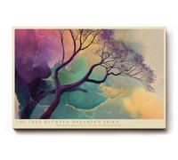 Paul Sinus Tableau mural 75 x 50 cm The Tree Between Dreaming Skies Branches Colorful Branches Across Imaginary Worlds