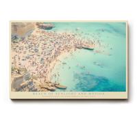 Paul Sinus Tableau mural 90 x 60 cm Beach of Sunlight and Motion Coastal Life dans des tons chauds