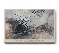 Paul Sinus Tableau mural 90 x 60 cm Fragments d'un silence brisé Texture abstraite du temps et de la mémoire