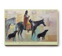 Paul Sinus Tableau mural 90 x 60 cm Guerrier du Silent Journey Ancient Strength Flows Through His Calm Presence