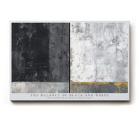Paul Sinus Tableau mural 90 x 60 cm The Balance of Black and White Silent Unity of Contrasts